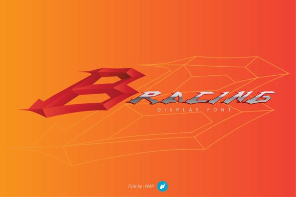 B Racing: A Display Font with Editorial Charm
