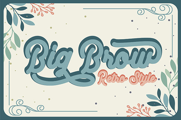 Big Brow: A Bold Font for a Strong Brand