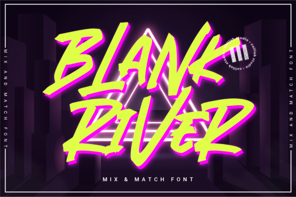 Blank River: A Modern Display Font for Digital Projects