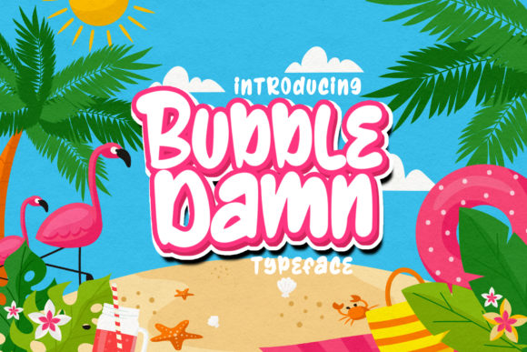 BubbleDamn: A Playful Display Font for Web Design