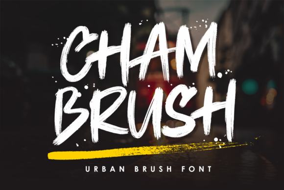 Chambrush: A Playful Display Font for Digital Branding