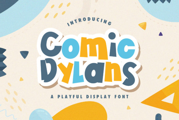 Comic Dylans: A Playful Display Font for Digital Creativity