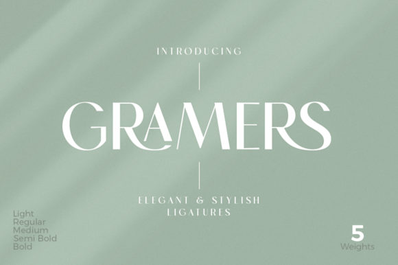 Gramers: A Modern Display Font for Web Design
