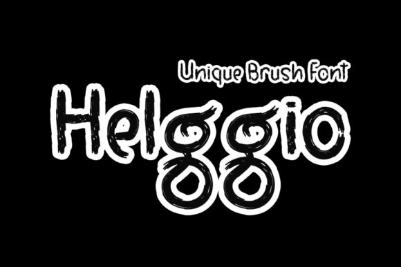 Helggio: A Bold Display Font for Digital Branding