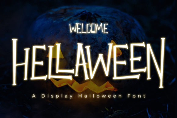 Hellaween: A Spooky Display Font for Web Design