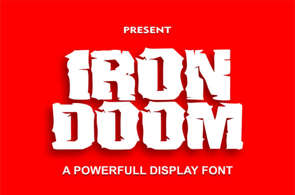 Iron Doom Font for Bold Campaign Headlines