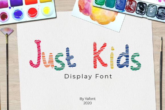Just Kids Font for Playful Web Design