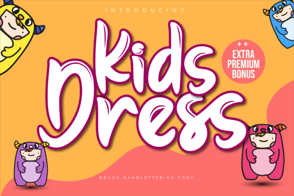 Kids Dress: A Vibrant Display Font for Digital Design