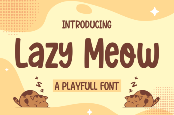 Lazy Meow Font for Professional Branding
