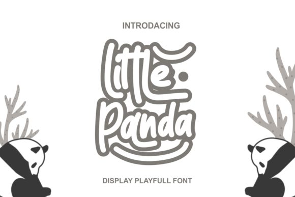 Little Panda: A Playful Display Font for Creative Crafters