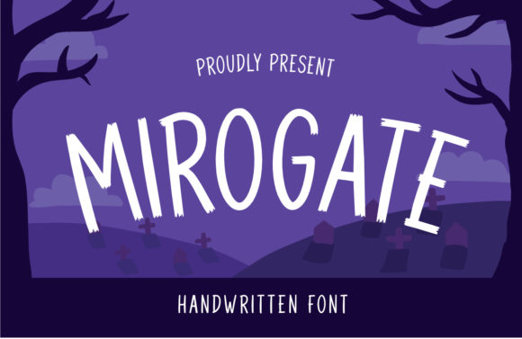 Mirogate: A Halloween-Themed Font for Polished Branding