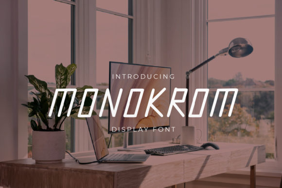 Monokrom: A Modern Display Font with Versatile Charm