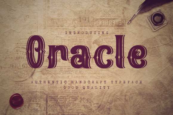 Oracle Font for Web Design Projects