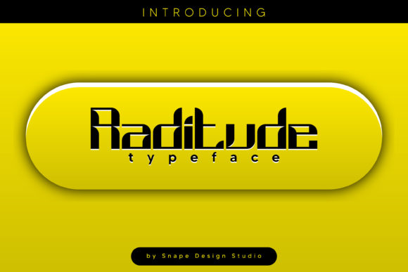 Raditute: A Display Font That Elevates Campaigns