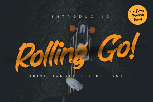 Rolling Go: A Display Font for Bold Visual Statements
