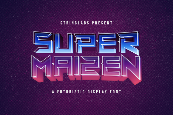 Super Maizen: A Futuristic Font for Bold Campaigns