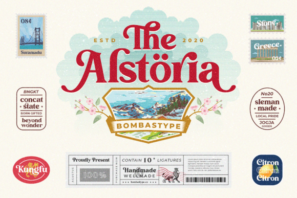 The Alstoria: A Bold Display Font for Campaign Creativity