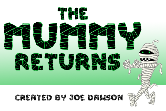 The Mummy Returns: A Playful Display Font for Web Design
